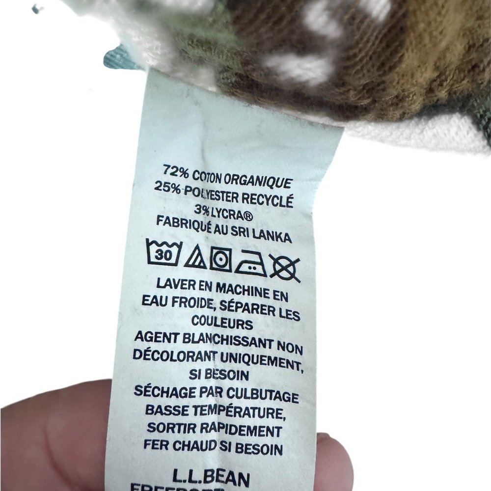 L.L. Bean Men's Green and Brown Plaid Shirt - Picture 6 of 8